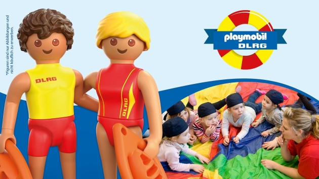 Playmobil unterstützt die DLRG - Quelle: Playmobild/DLRG